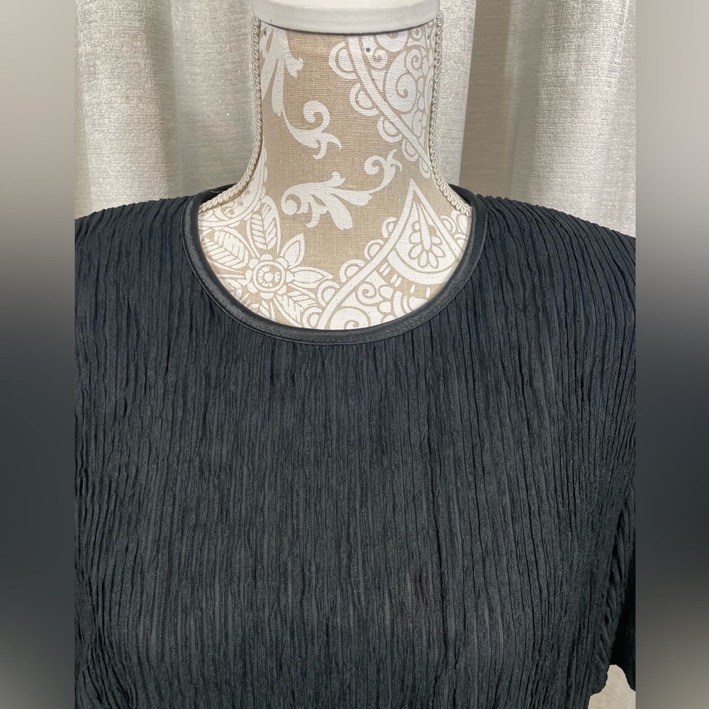 Leslie Fay Black Dress & Jacket Set – 18WP - Picture 6 of 11